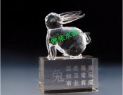 水晶十二生肖兔子 zy-014
