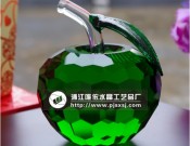 绿色机模水晶苹果  zy-010