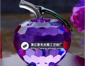 紫色机模水晶苹果 zy-015