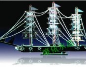 水晶帆船 zy-028